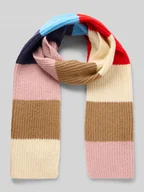 Apaszki i szaliki damskie - Szal z imitacji dzianiny model ‘IAMATIKI’ - miniaturka - grafika 1