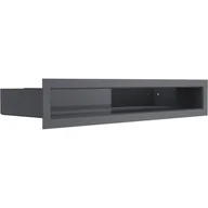 Kratki wentylacyjne - Parkanex Kominkowa Luft 60X400 wentylacyjna grafit - miniaturka - grafika 1