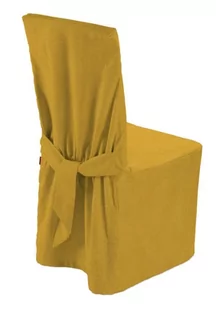 Dekoria Sukienka na krzesło musztardowy szenil 45x94 cm Etna 580-705-04 - Pokrowce na meble - miniaturka - grafika 1