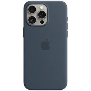 Etui APPLE Silicone Case MagSafe do iPhone 15 Pro Max Sztormowy błękit Raty - Etui i futerały do telefonów - miniaturka - grafika 1