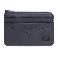 Portfele - Pepe Jeans Kurtka Portfel Niebieski 11x7x1,5 cm Skóra by Joumma Bags, Niebieski, Talla única, portmonetka - miniaturka - grafika 1