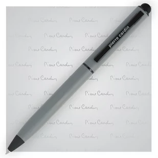 Pierre Cardin Długopis metalowy touch pen soft touch Celebration Szary uniwersalny 234607-uniw - Długopisy - miniaturka - grafika 1