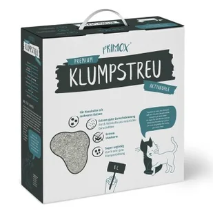 PRIME Żwirek zbrylający PRIMOX Węgiel aktywny 8 l - Żwirek dla kotów - miniaturka - grafika 1
