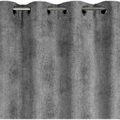 Zasłony - Zasłona EUROFIRANY Aleta 135 x 250 cm Popielaty - miniaturka - grafika 1
