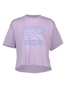 Koszulki i topy damskie - Reebok Koszulka w kolorze fioletowym - miniaturka - grafika 1