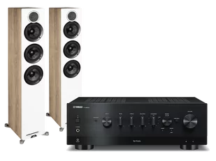 Yamaha R-N800A (czarny) + Debut Reference F5 (biały) - Zestawy stereo - miniaturka - grafika 1