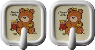 Vorel Haczyki naścienne samoprzylepne 74741 - Wieszaki łazienkowe - miniaturka - grafika 2