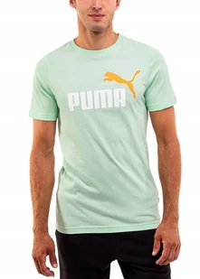 PUMA koszulka męska sportowa t-shirt bluzka krótki rękaw logo roz. L - Koszulki męskie - miniaturka - grafika 1