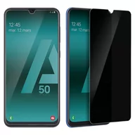 Szkła hartowane na telefon - Zabezpieczenie ekranu ze szkła hartowanego Samsung Galaxy A50 Anti-Spy Curved Edges 9H - miniaturka - grafika 1