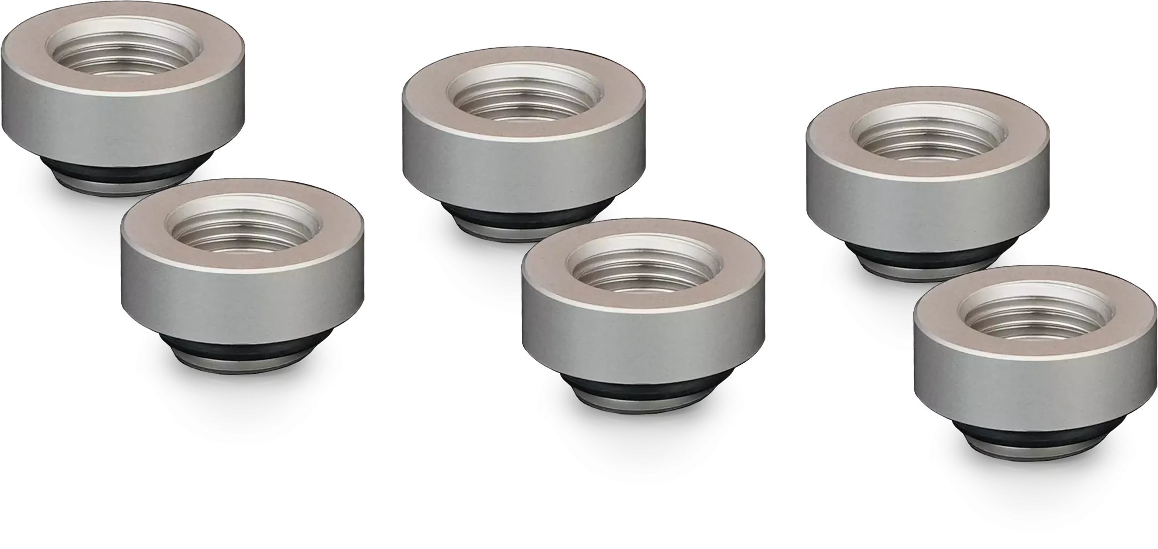 Thermal Grizzly DeltaMate Extender Fitting - MF7, matowy nikiel, opakowanie 6 sztuk TG-DM-FIT-6205