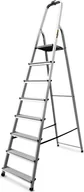 Drabiny - DRABEST Drabina aluminiowa, 8 stopni wytrzymałość: 125-150 kg wytrzymałość 125 kg - miniaturka - grafika 1