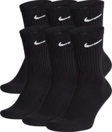 Skarpety termoaktywne - Nike Skarpety długie CZARNE Sportowe Everyday Cushion Crew 6PAK M - miniaturka - grafika 1