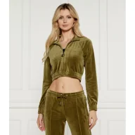 Bluzy damskie - Juicy Couture Bluza TASHA Cropped Fit - miniaturka - grafika 1