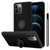 Etui i futerały do telefonów - Etui ochronne Cadorabo do Apple iPhone 13 MINI w kolorze czarnym, etui na telefon komórkowy z TPU - miniaturka - grafika 1