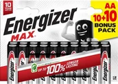 Baterie i akcesoria - BATERIA ENERGIZER MAX AA LR6 10+10 SZT. - miniaturka - grafika 1