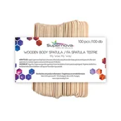 Depilacja - Supernovadepil, Szpatułka Do Depilacji Twarzy Drewniana, 100 Sztuk - miniaturka - grafika 1