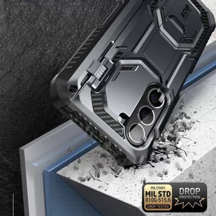 Etui SAMSUNG GALAXY Z FOLD 5 Supcase IBLSN ArmorBox czarne - Etui i futerały do telefonów - miniaturka - grafika 4