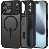 Etui i futerały do telefonów - Etui TECH-PROTECT MagMat XT 4-Set MagSafe do Apple iPhone 17 Pro Czarny Mat - miniaturka - grafika 1