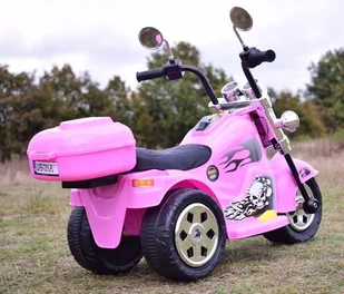 PIERWSZY MOTOR CHOPPER NA AKUMULATOR Z KUFERKIEM/LL777-1 - Pojazdy elektryczne dla dzieci - miniaturka - grafika 29