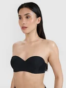 Stroje kąpielowe - 4F Góra od bikini damska 4FWSS25UBKTF072-20S Czarny Roz. XL - miniaturka - grafika 1