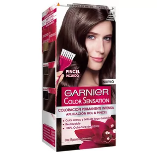 Farby do włosów i szampony koloryzujące - Farba do włosów Garnier Color Sensation 5 Jasnobrązowy 110 ml (3600541176591) - grafika 1