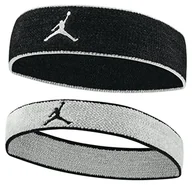 Ozdoby do włosów - Nike Unisex Jordan Chenil opaska na czoło, czarna/Sail/Sail, One Size - miniaturka - grafika 1