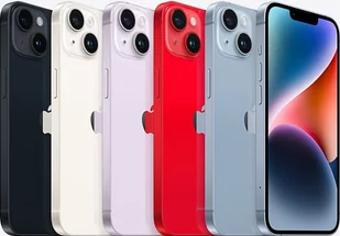 Apple iPhone 14 256 GB Starlight jak nowy - Telefony OUTLET - miniaturka - grafika 1