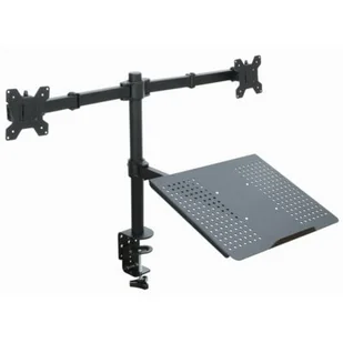 Art UCHWYT BIURKOWY DO 2 MONITORÓW LED/LCD 13-27" + notebooka L-25 ART - Uchwyty do monitorów - miniaturka - grafika 2