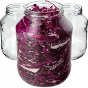 Pojemniki kuchenne - Szklany słój Albi 2,5L 100mm bez wieczka 4 szt. - miniaturka - grafika 1