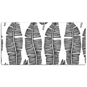 Podkładki na biurko - Mata ochronna z nadrukiem Wzór w liście 120x60 cm, Dywanomat - miniaturka - grafika 1