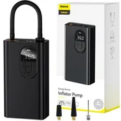 Akcesoria motoryzacyjne - Baseus Baseus mini kompresor samochodowy pompka do kół z akumulatorem 2500mAh 54W czarny (CRNL040001) CRNL040001 - miniaturka - grafika 1