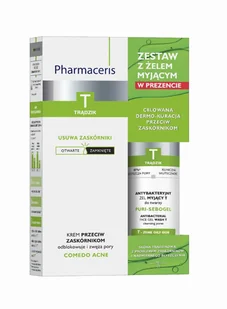 Pharmaceris T - Zestaw (Comedo Acne Krem 40ml +Puri-Sebogel Żel myjący do twarzy 80ml) - Zestawy kosmetyków damskich - miniaturka - grafika 1
