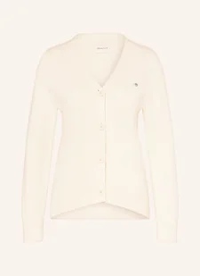 Gant Kardigan beige - Swetry damskie - miniaturka - grafika 1