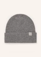 Czapki damskie - Calvin Klein Czapka Z Kaszmiru grau - miniaturka - grafika 1
