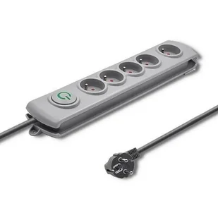QOLTEC Listwa zasilająca Listwa antyprzepięciowa 5 gniazd | 3m 5901878502724 - Listwy zasilające - miniaturka - grafika 1