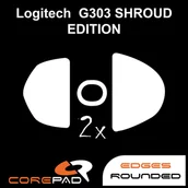 Podkładki pod mysz - 2 x CorePad Ślizgacze Logitech G303 Shroud Edition - miniaturka - grafika 1