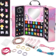 Prace ręczne dla dzieci - COIL Zestaw do robienia bransoletek kreatywny duży w ozdobnym opakowaniu - miniaturka - grafika 1