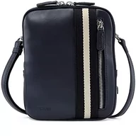 Torby męskie - Picard, Męska torba na ramię z delikatnie groszkowanej skóry, w kolorze Jenas/niebieskim, z serii Torrino, 971413F616 - miniaturka - grafika 1