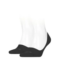 Skarpetki męskie - CALVIN KLEIN SKARPETKI STOPKI 2 PARY BLACK 701218708 001 39-42 - miniaturka - grafika 1