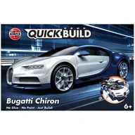 Kolekcjonerskie modele pojazdów - AirFix Samochód Bugatti Chiron model z klocków Quick Build J6044 - miniaturka - grafika 1