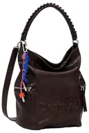 Torebki damskie - Desigual Back_Half, Accessories PU Backpack Big Women, Medium, Brązowy brązowy, M - miniaturka - grafika 1