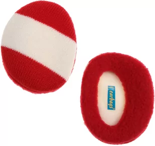 Nauszniki Earbags Austria, biało-czerwony - Apaszki i szaliki damskie - miniaturka - grafika 1