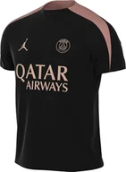 Koszulki i topy damskie - Nike PSG Shirt PSG M Nk Df Strk Ss Top K3R, Black/Black/Rust Pink/Rust Pink, FQ2612-013, S - miniaturka - grafika 1