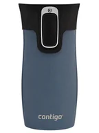 Kubki termiczne - Kubek termiczny Contigo West Loop Mini 300ml - niebieski metalik - miniaturka - grafika 1