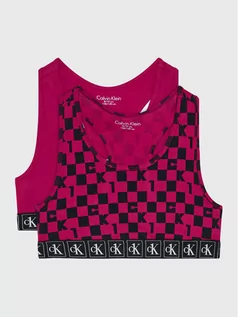 Biustonosze dla dziewczynek - Calvin Klein Underwear Komplet 2 biustonoszy G80G800572 Różowy - grafika 1