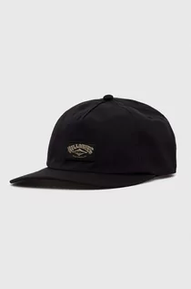 Czapki męskie - Billabong czapka z daszkiem kolor czarny z aplikacją - grafika 1