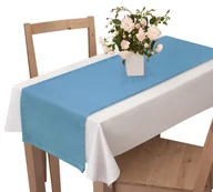 Obrusy i serwetki - Voppi Błękitny bieżnik 40x250 cm niebieska dekoracja na stół - miniaturka - grafika 1