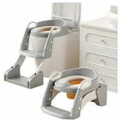 Nocniki - NAKŁADKA NA SEDES Z DRABINKĄ NOCNIK DLA DZIECI DESKA NA TOALETĘ WC 3W1 - miniaturka - grafika 1