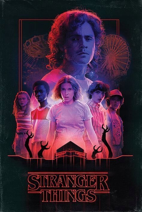 PODKŁADKA POD MYSZ Nadruk 22x18 cm Oryginalny Stranger Things 4 Prezent