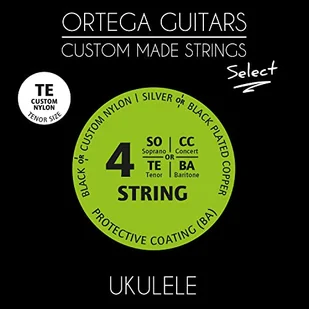 Ortega Guitars STRING ET 4-STR. ORTEGA UKS-TE - Struny gitarowe  - miniaturka - grafika 1